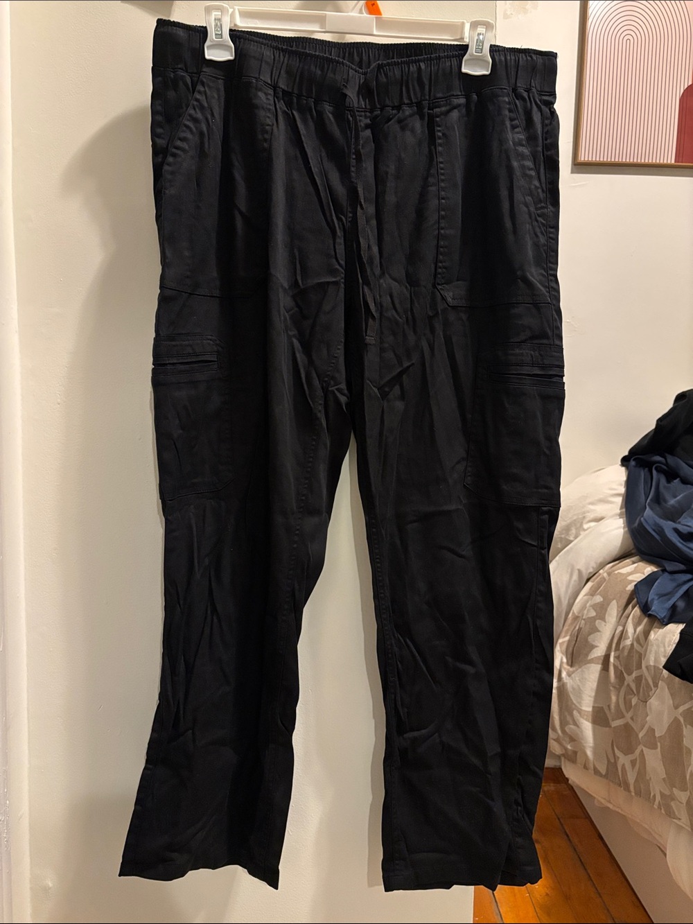 Buffalo David Bitton women’s Black Cargo Pants with Utility Pockets